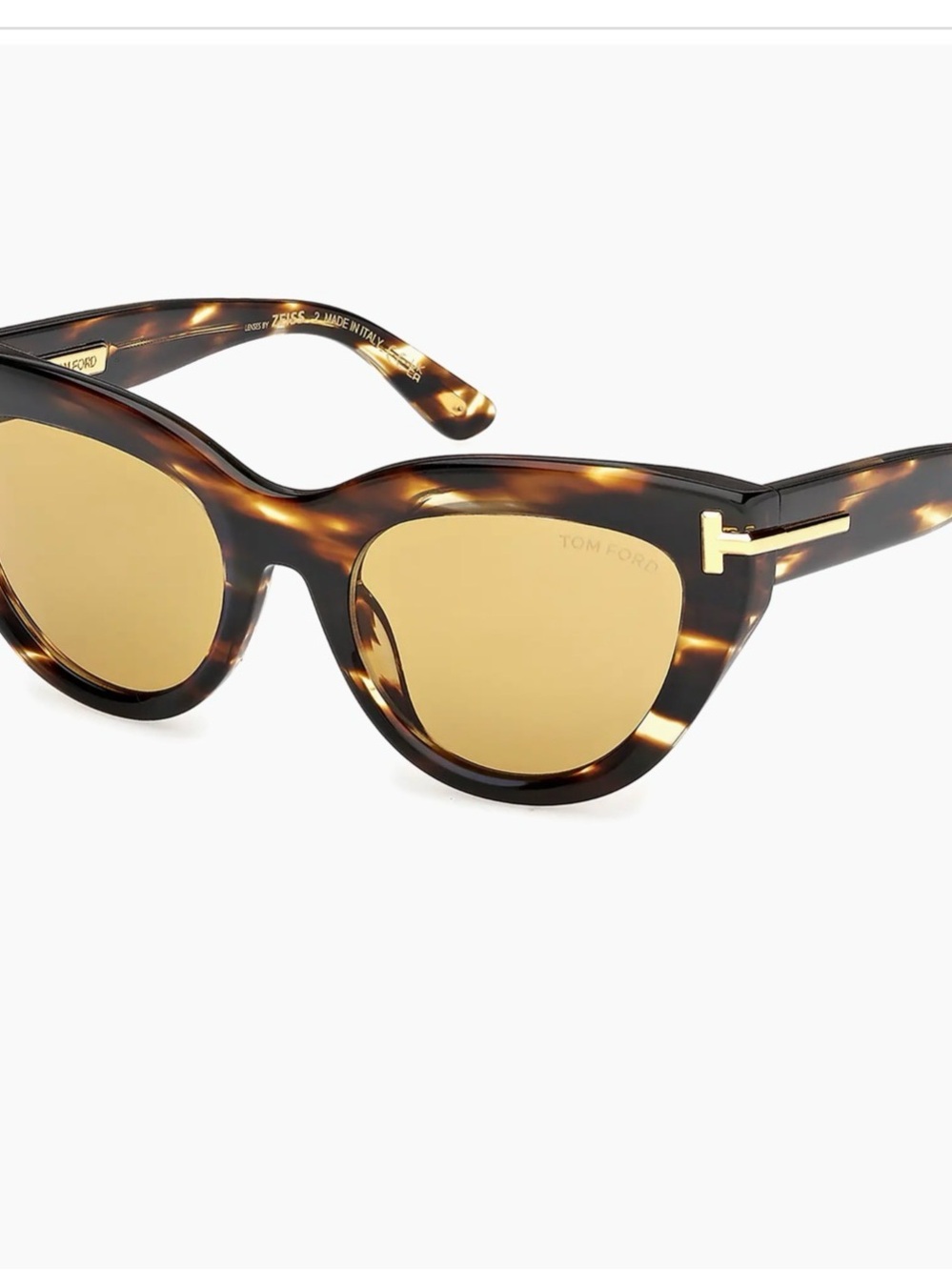 Tom Ford Women's  Cat-Eye Sunglasses - Brown Lenses